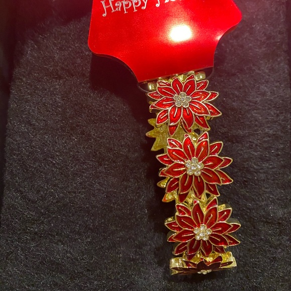 Red Golden Bracelet Holiday Gift - Picture 1 of 2